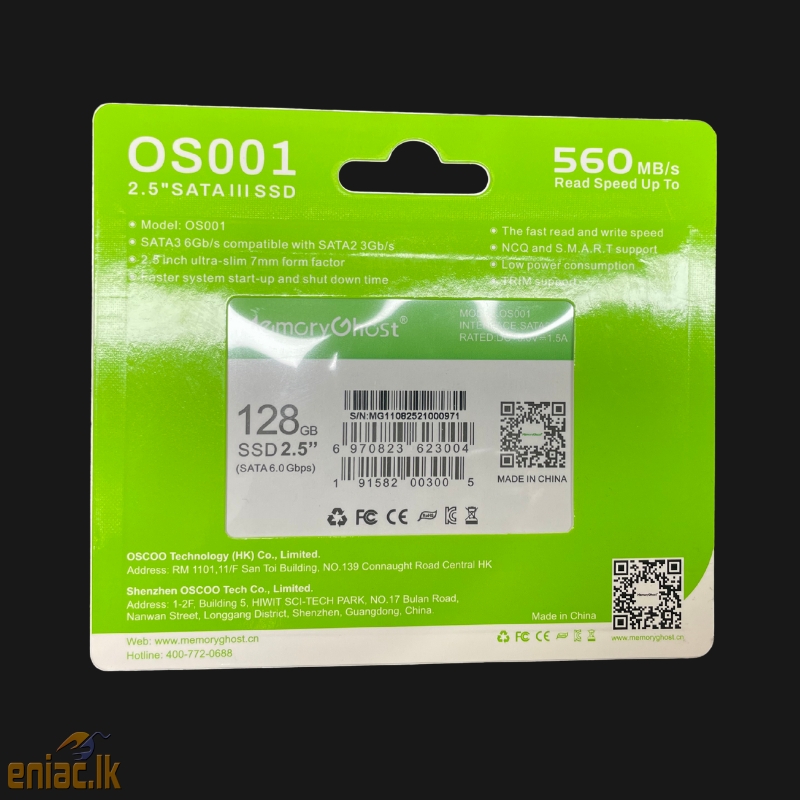 MEMORYGHOST 128GB SSD BRANDNEW1