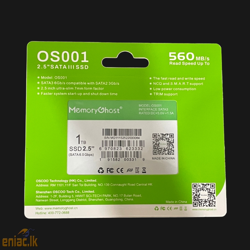 MEMORYGHOST 1TB SSD BRANDNEW 1