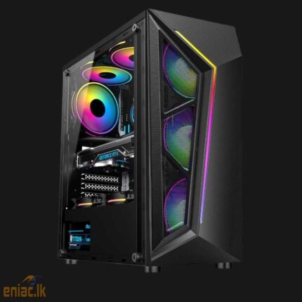 RUIX V8 Black Gaming Casing