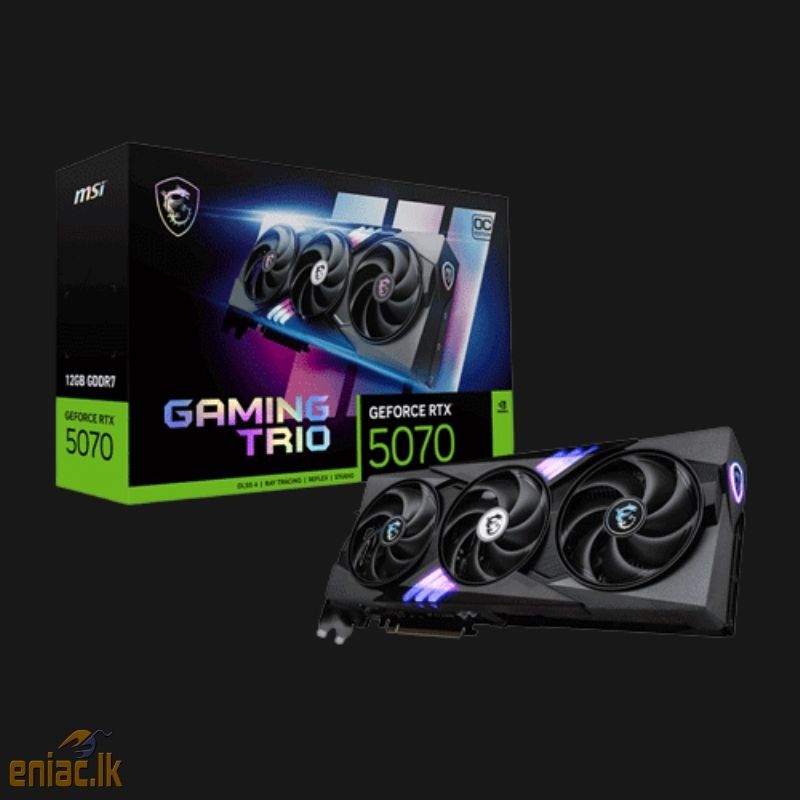 MSI RTX 5070 GAMING TRIO OC 12GB GRAPHICS CARD