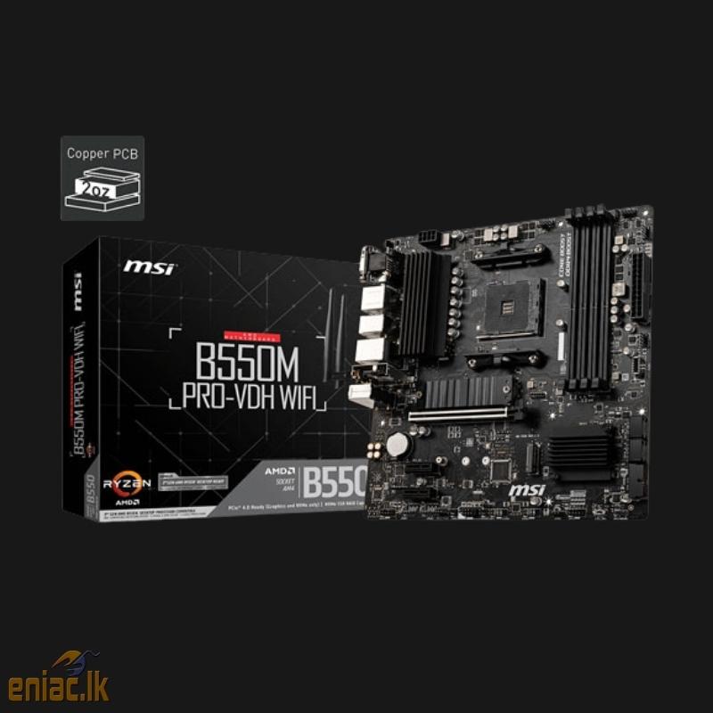MSI B550M PRO-VDH (Wi-Fi) MOTHERBOARD