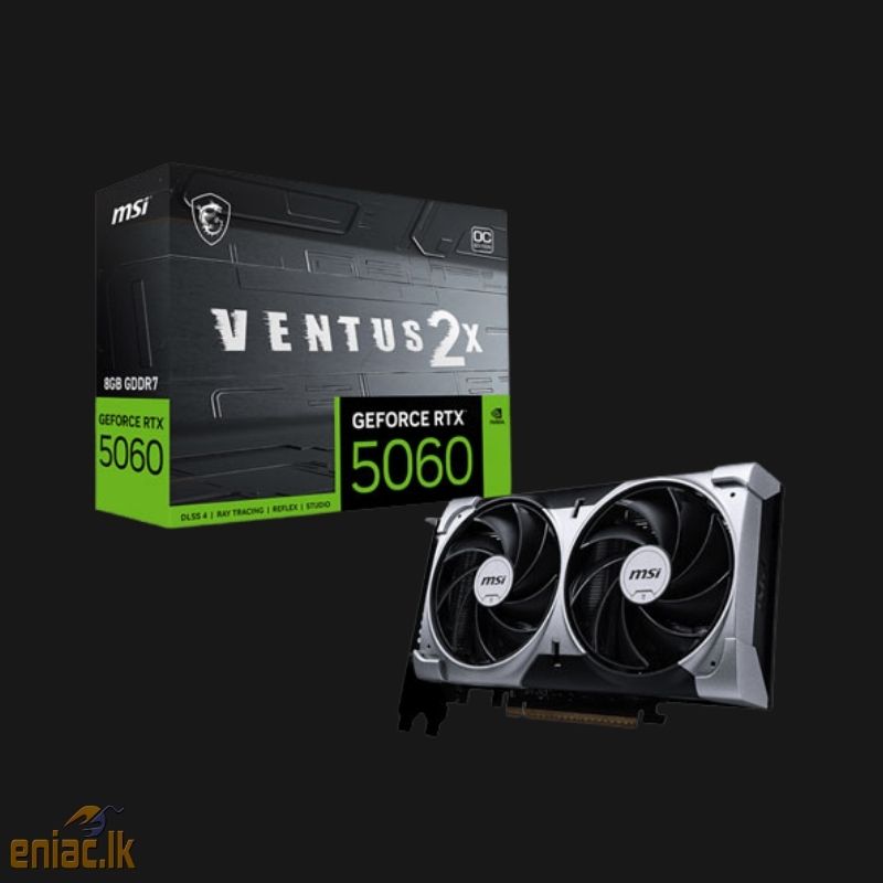 MSI GEFORCE RTX 5060 VENTUS 2X OC 8GB GRAPHICS CARD