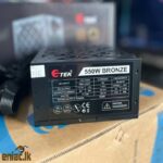 E-TEK 550W 80 PLUS BRONZE POWER SUPPLY